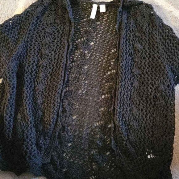 Relativity Sweaters - Womens size XL Black Bolero